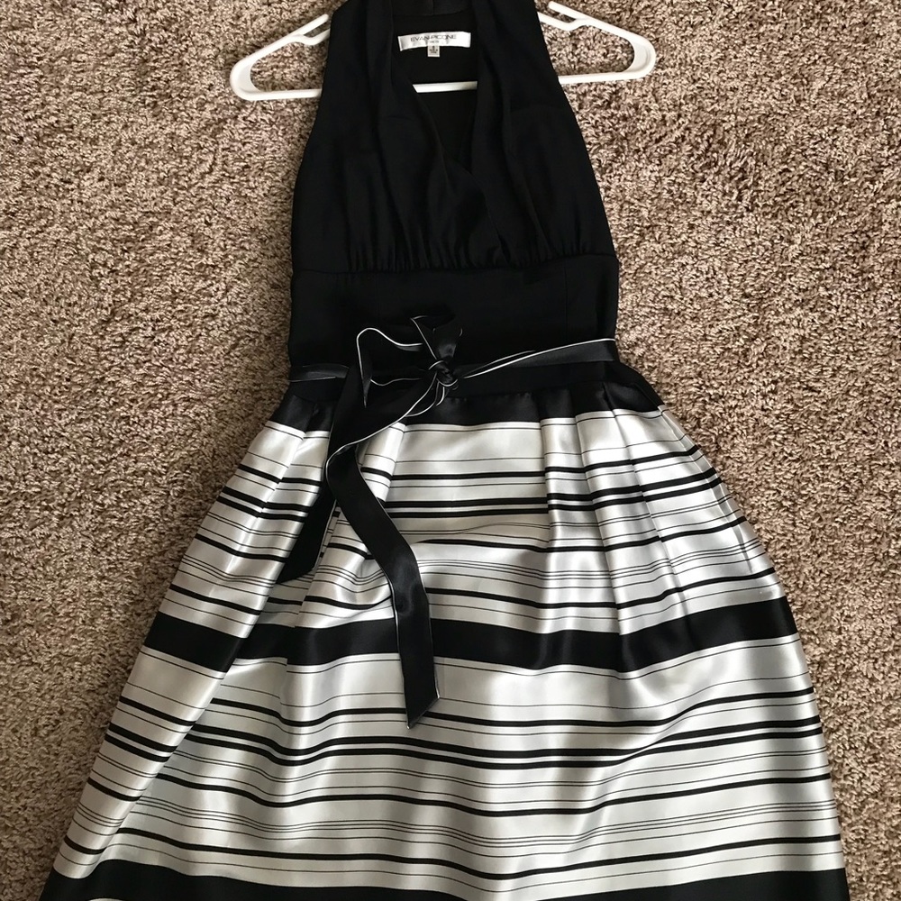 Evan Piccone Black and white dress